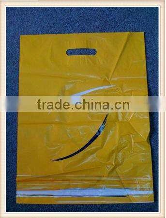 wholesale dcb-52 Glossy Pink Plastic Merchandise Bags, 9x12