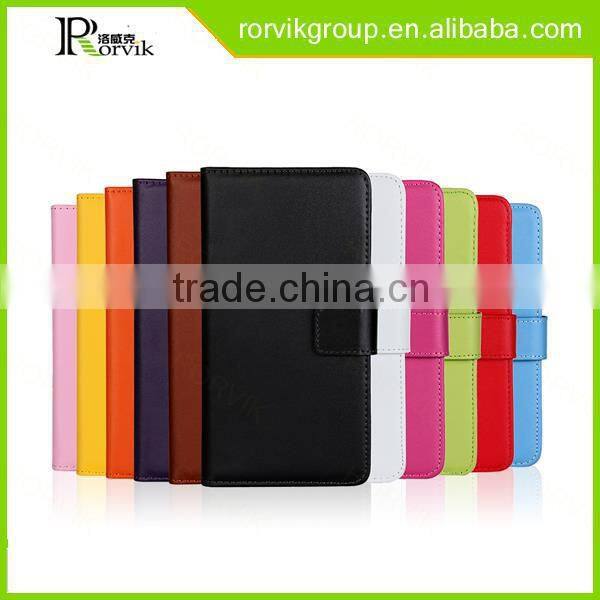China Manufacturer Wholesale book style genuine leather cell mobile phone case for NOKIA Lumia930