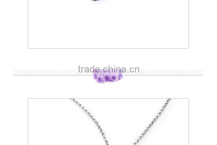 New fashion design charming 925 silver heart shaped pendant