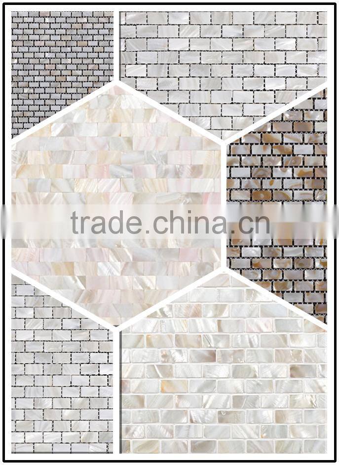 Good Quality Freshwater Mother of Pearl Mosaic Tiles Shell Mosaic tiles