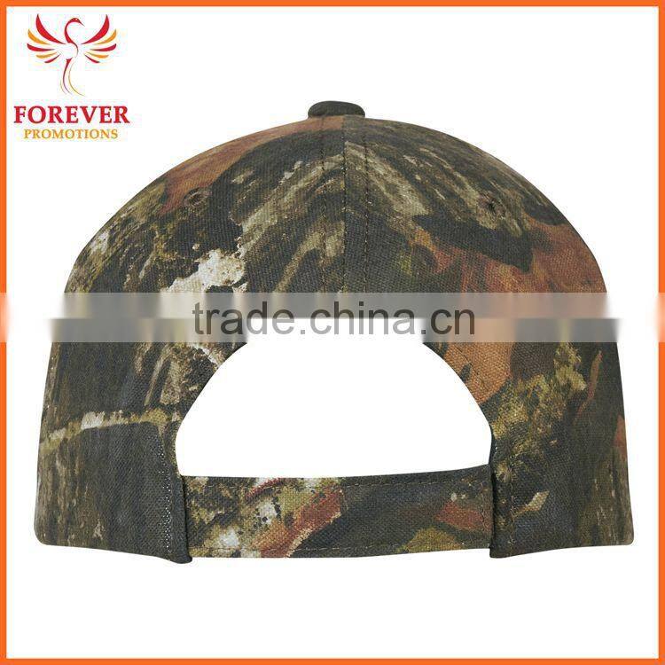 Hot Selling Caps Custom Logo Print Oak Tree Camouflage Print Baseball Cap
