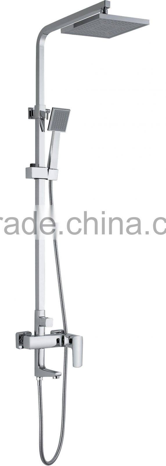 2015 New design shower set with 8" square shower head 82306