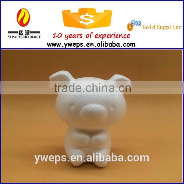 YIWU customized design pig/ foam animal model craft for kid diy