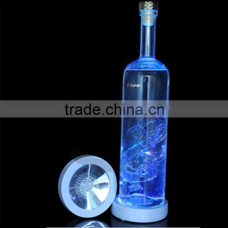 LED Light Bottle Mat Cup Coaster Color Changing For Party Bars Pressure Activate
