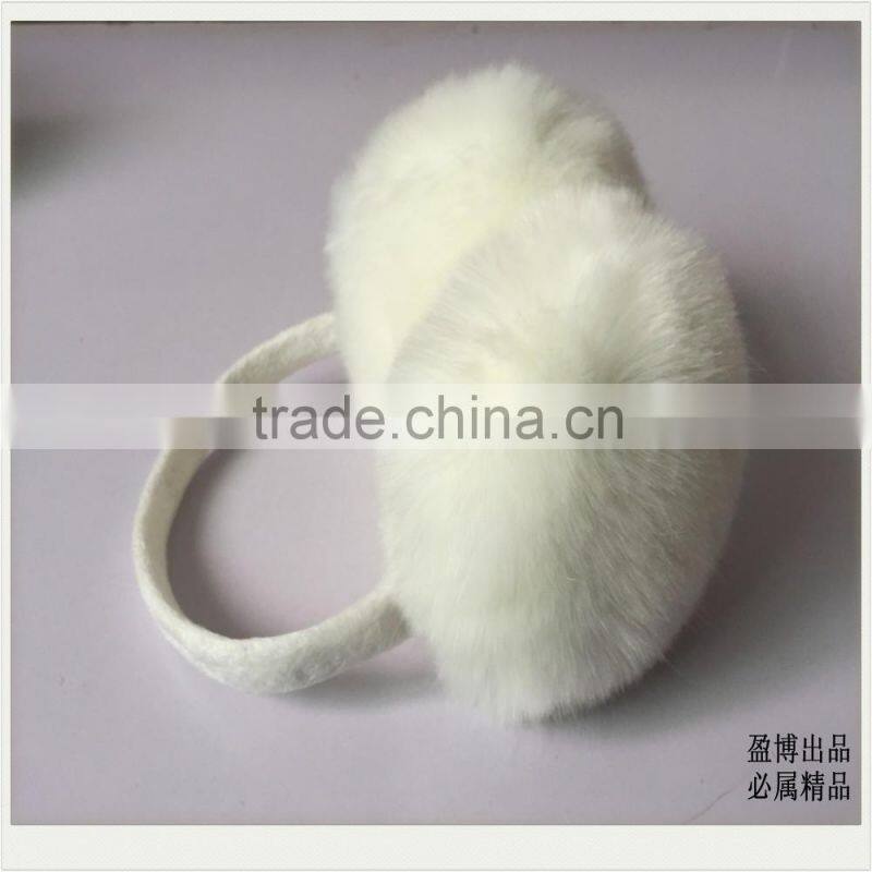 2016 Winter Big Size Faux Fox Fur Earmuffs Ear Muff Artificial Raccon Fur Warm Ear Cover Ladies Earmuffs