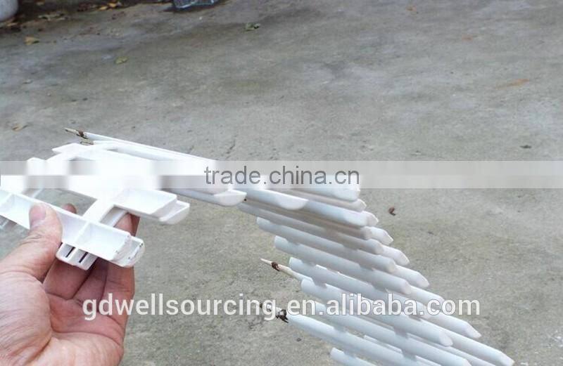 White Fence Plastic Fence Garden Fencing wholesale Foldable green garden fence good quality plastic garden gate