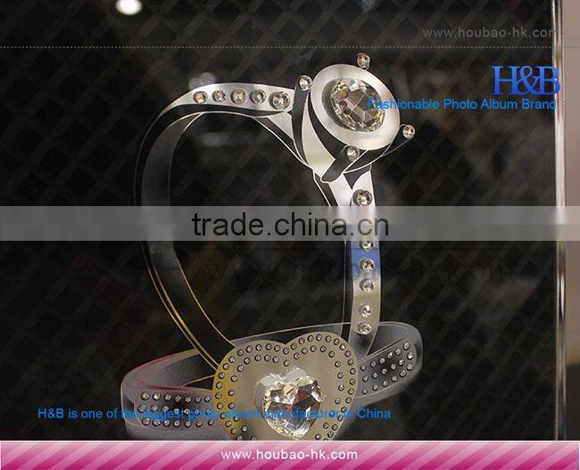 Wholesale Fancy A4 Size Acrylic Wedding Flush Mount Album