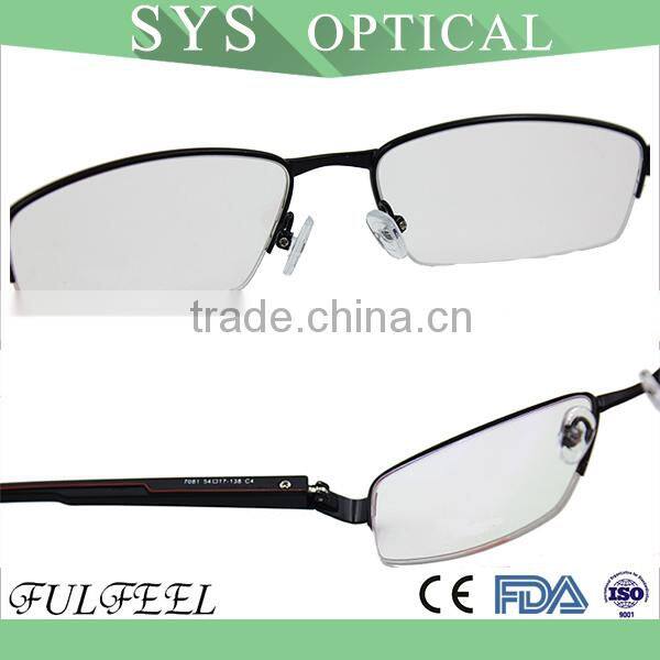 New models men eyewear half frame optical frames