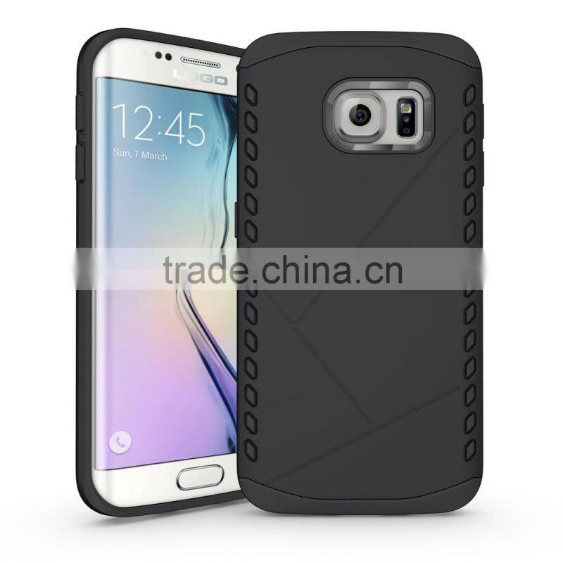 2 IN 1 hybrid armor case for Sumsung S6 edge great protector for your love phone