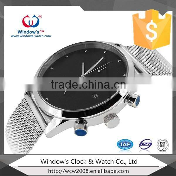 New Concept s Men Stainless Steel Back Quartz Watches With water resistan