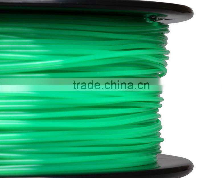 3d printer abs 3D Printer Material Filament PLA 1.75mm/3.0mm Transparent Glass Green