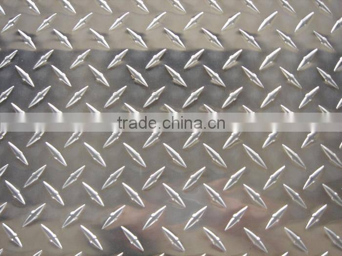 hot sale grade 1060 h24 embossed aluminum plate for non-slip