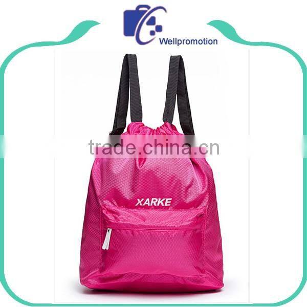 Wholesale custom polyester waterproof backpack bag for girls