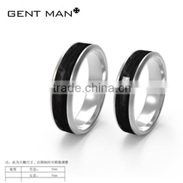 China manufacture offer couple rings jewelry, silver wedding ring for lovers