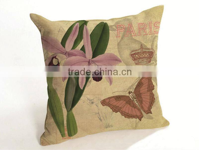 wholesale colorful cheap decorative linen pillowcase
