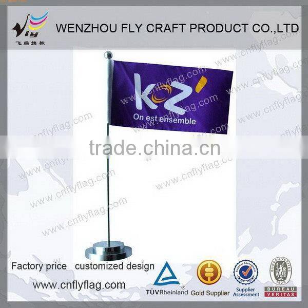 High quality promotional dominica table flag