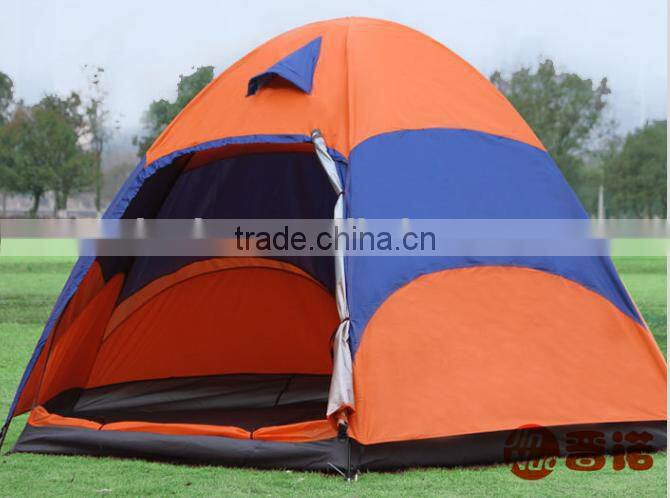 5 Person Double Layers Single Door Camping Tent