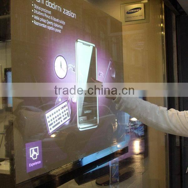 Chariot diy rear projection screen for shop window display shop mall advertising store exhibition