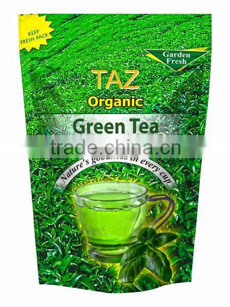 Green tea bags in Shanghai China