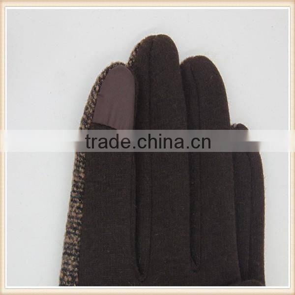 Men Plain Style Micro Velvet Cycling Hand Gloves