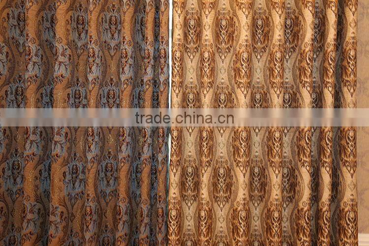 Top unique graceful European design jacquard home curtains for Christmas decorating