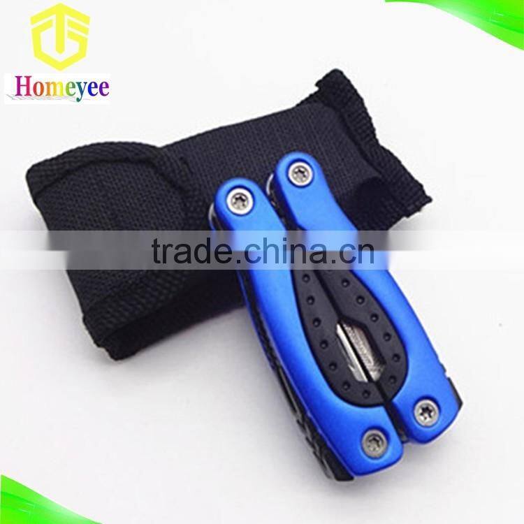 multifunction pocket foldable plier with aluminum handle