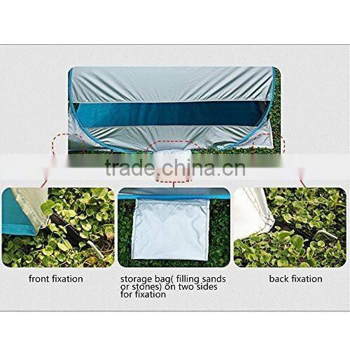 Portable Single layer steel wire Pole Material beach tent