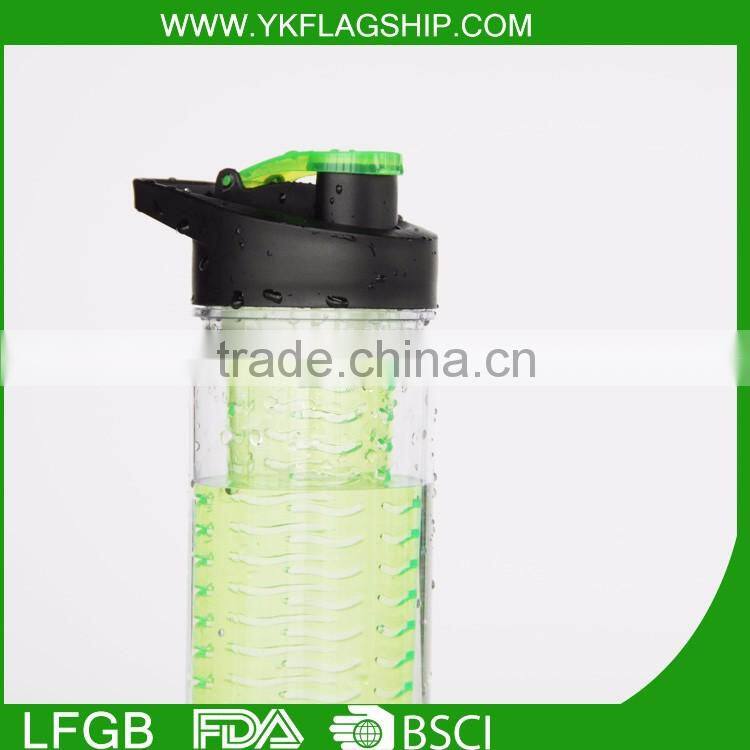Sport portable water bottle joyshaker with filter, bpa free fruit infuser water bottle,water bottle joyshaker supplier