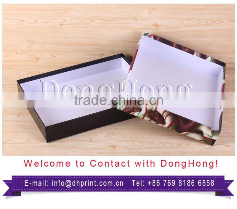 Nice food packaging chocolate box / luxury design chocolate paper box