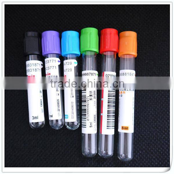 medical vacuum blood tes tube