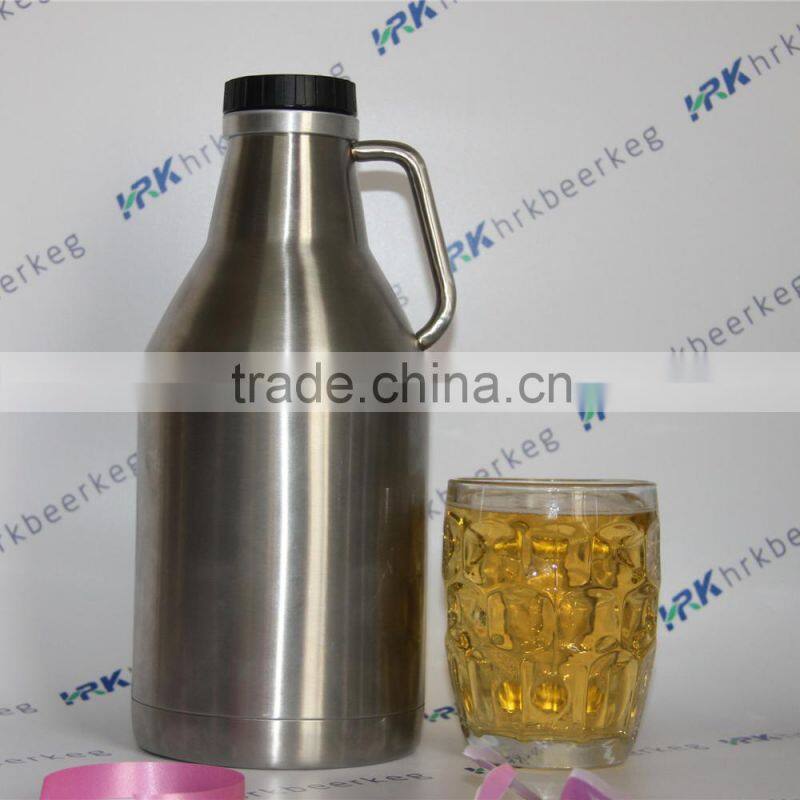 64OZ stainless mini keg insulated growler