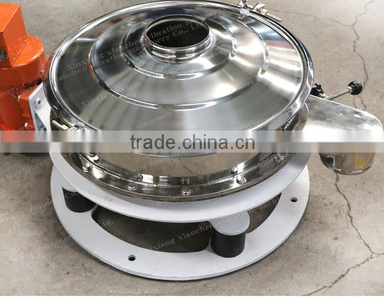 Xianchen single deck layer direct discharge vibrating sieve screen for powders