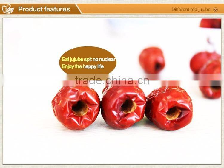 Instant healthy pure dried non-nuclear jujube in bulk ,whole sale, good price