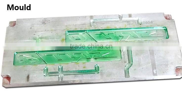 Custom 3d waterproof adhesive brand turbo car logo stickers