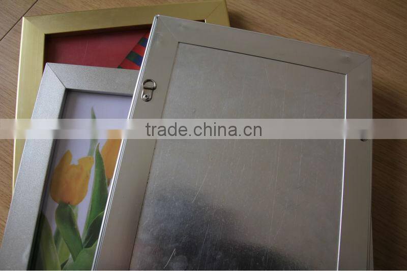 29mm flat aluminum chrome poster snap frame