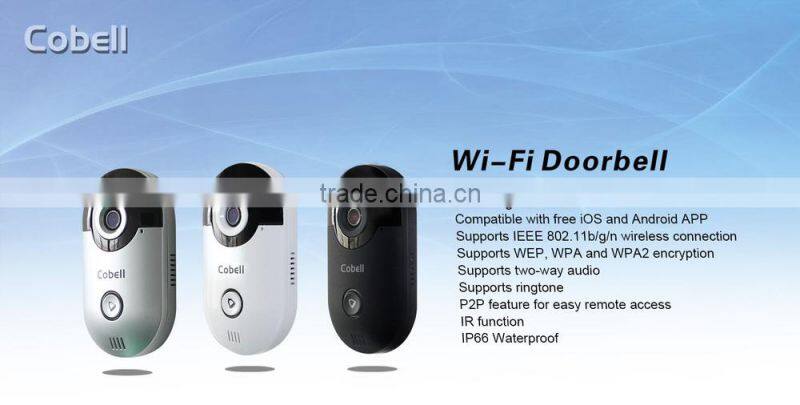 Hot item!!! CE, FCC, ROHS video door phone camera, p2p remote control two way talk ip66 rating competition video door phone.