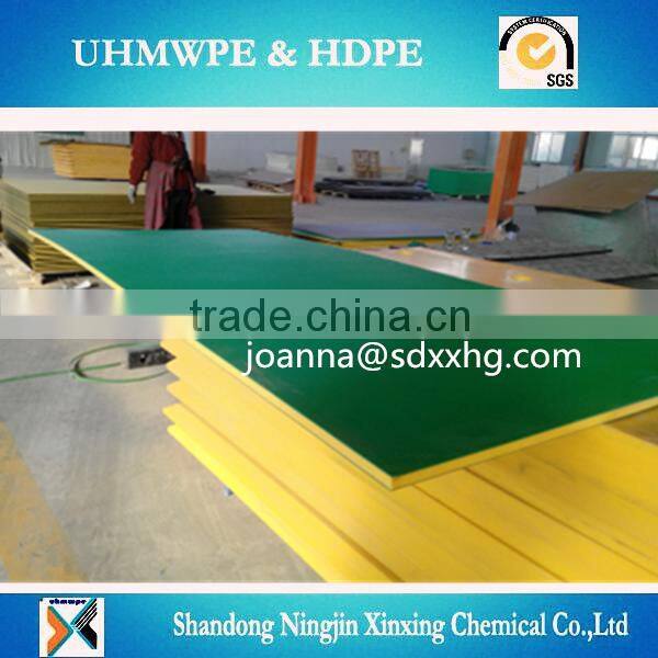 Anti slip surface dual color triple layer hdpe sheet