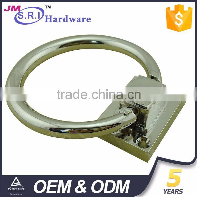 Popular zinc alloy cabinet ring pull , flush ring pull , knocker