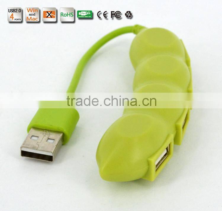 Fashional design usb por hub, 480MBPS 4 port usb 2.0 hub from usb hub suppliers