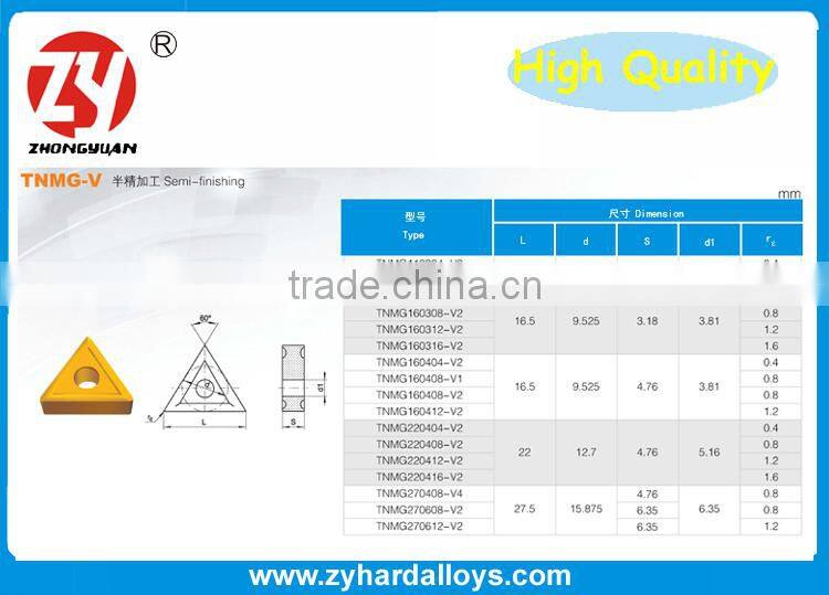 sintered yt5 P30 grade tungsten carbide shim for TPCN