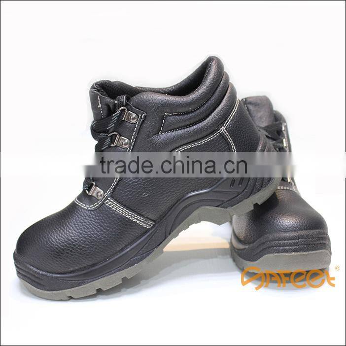 Guangzhou oil water resistant S1P working steel toe cap industrial men's safety boots and labour shoes for protection SA-1225