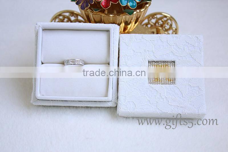 Handmade Unique Bead wedding ring box with beaded name plate of R