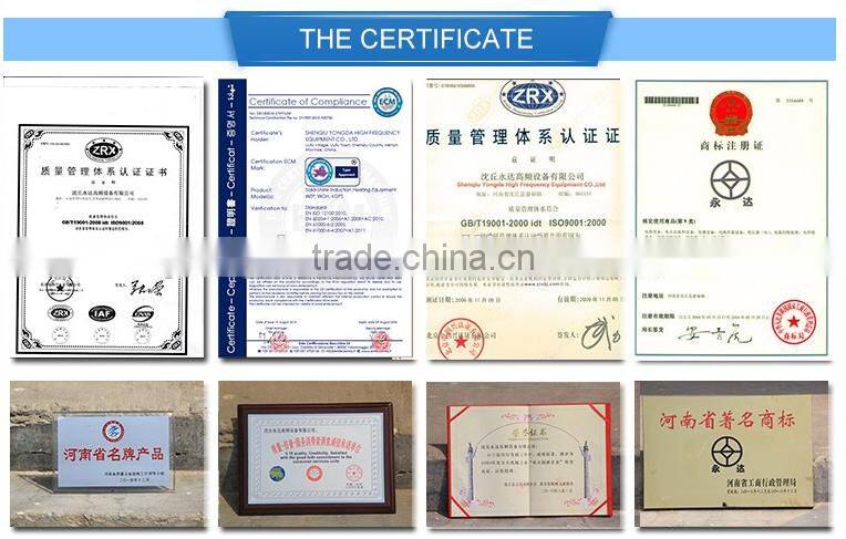 Easy operation high frequency HF metal tube rod induction heater for heating