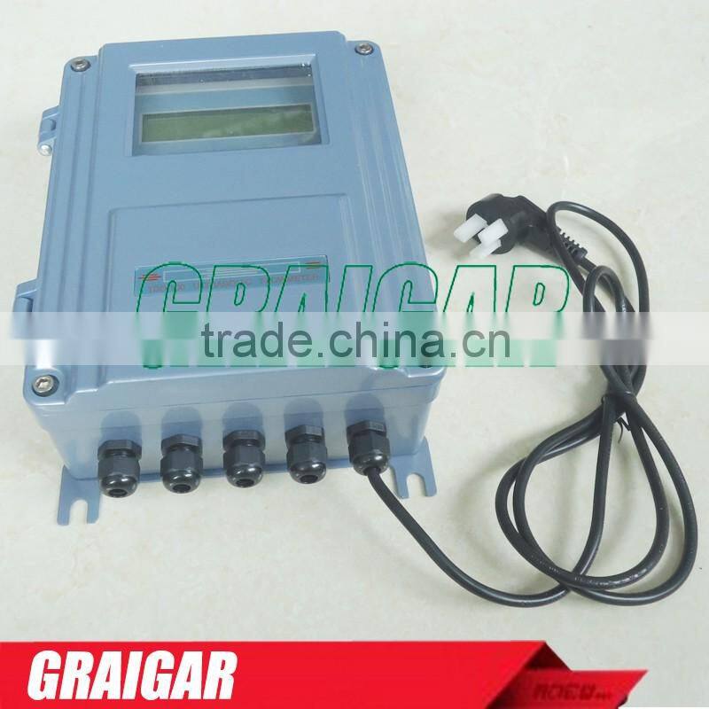 Fixed ultrasonic flow meter TDS-100F DN15-6000mm wall-mount Outside the clip-on digital flowmeter