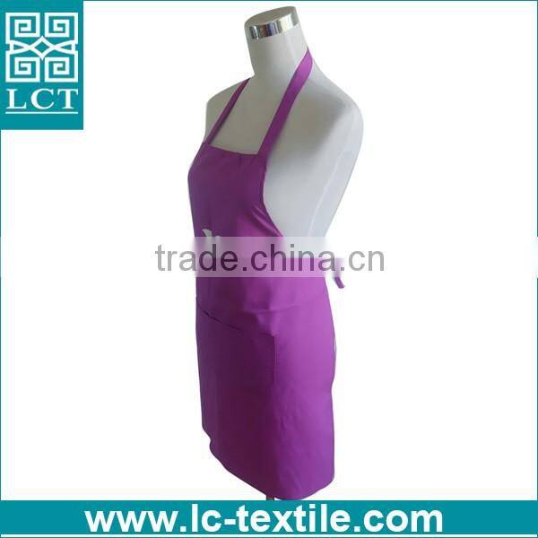 italian promotional cheap price kicthen bib women white plastic apron