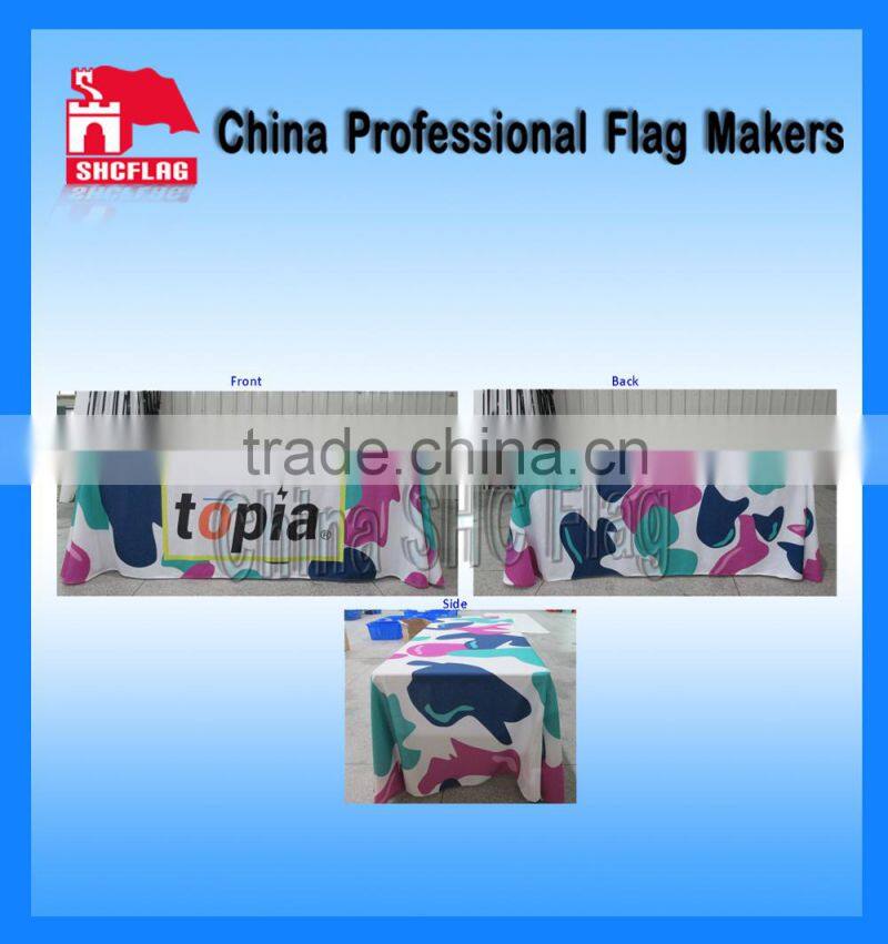 custom design wedding green floral flotal event table cloth runner