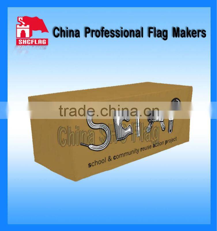 custom decorative silicone spandex table top cover