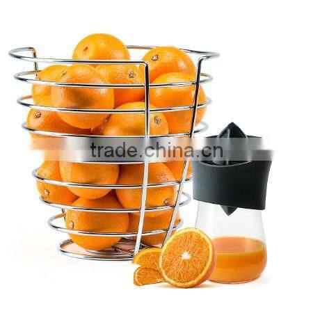 Folding Wire Basket in Silver