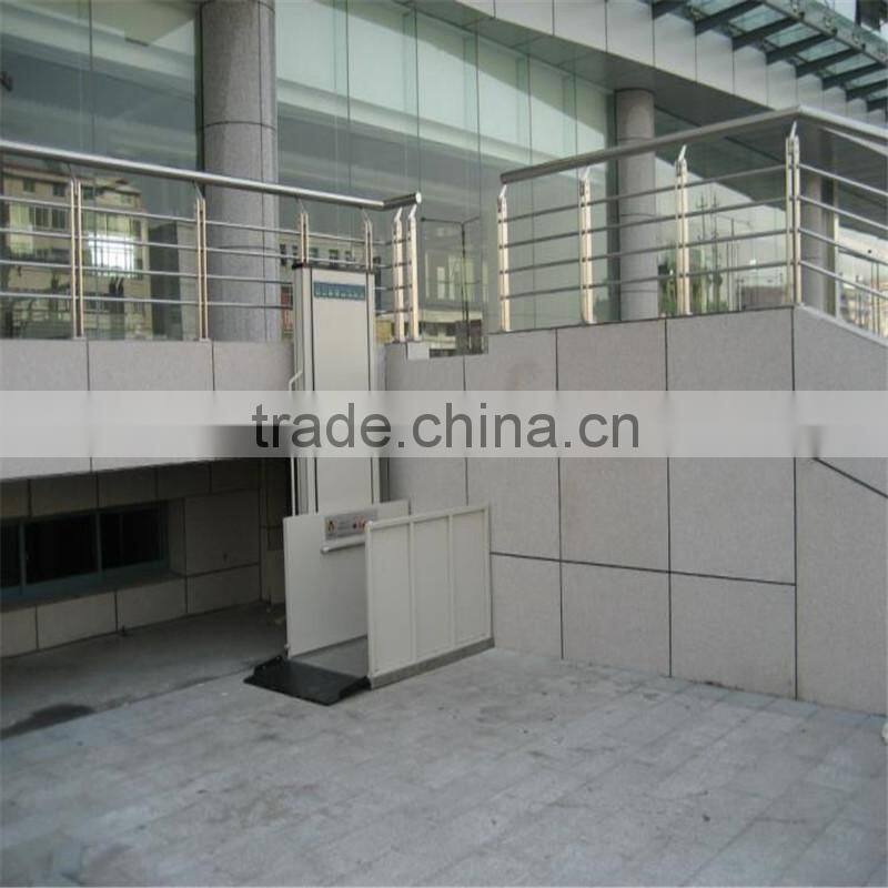 3m 5m one man Vertical system lift disabled wheelchair lift