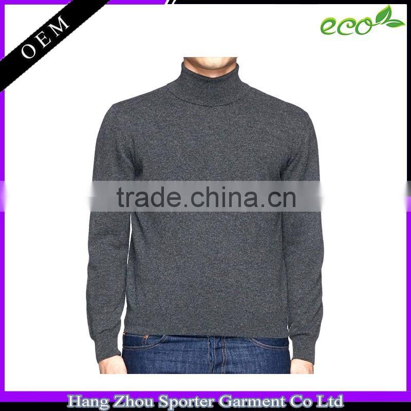16FZCAS19 winter shawl collar men sweater cashmere jumper